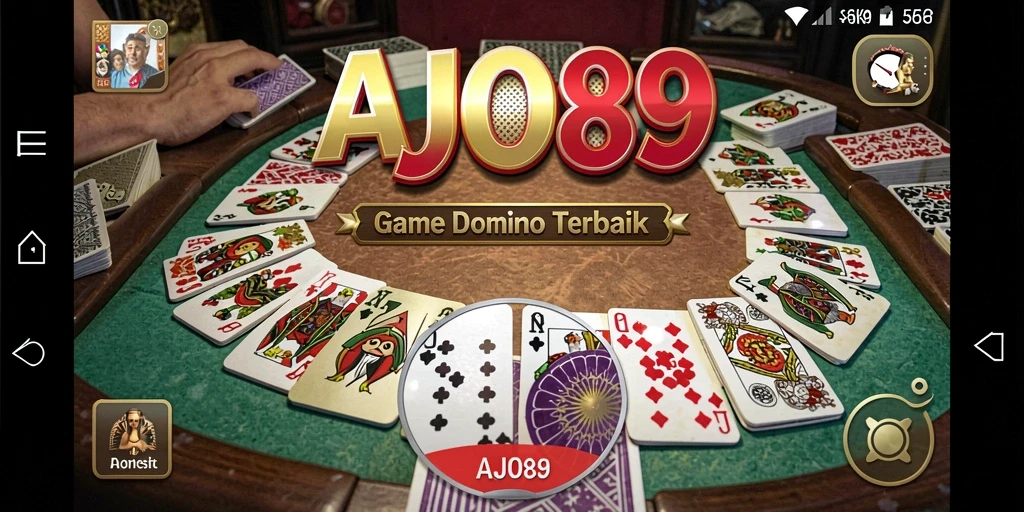 Screenshot gameplay AJO89 yang menampilkan serunya permainan Domino