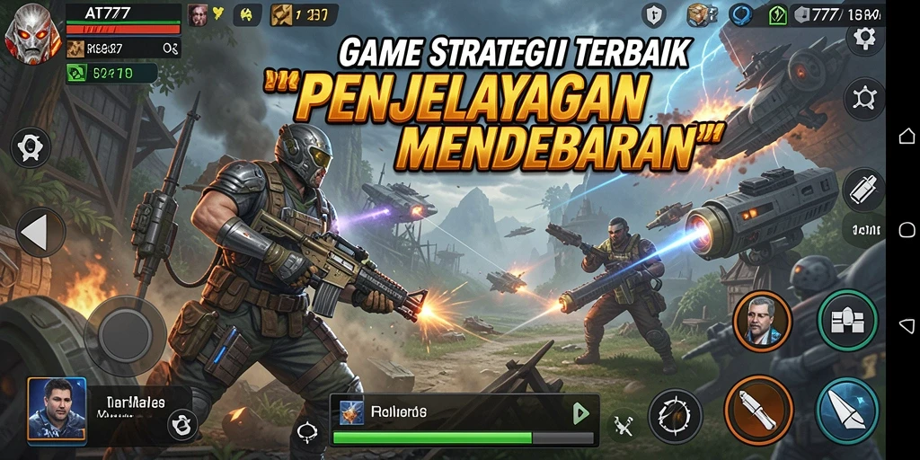 Tampilan gameplay mendebarkan dari AT777 dengan strategi yang cerdas.