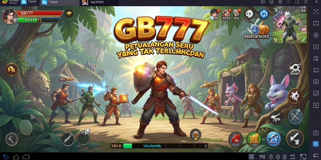 Tampilan gameplay <strong>GB777</strong> yang menampilkan petualangan seru dan tantangan menarik.