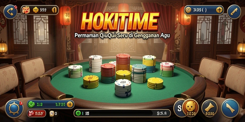 Tampilan gameplay QiuQiu yang menarik dan penuh strategi.