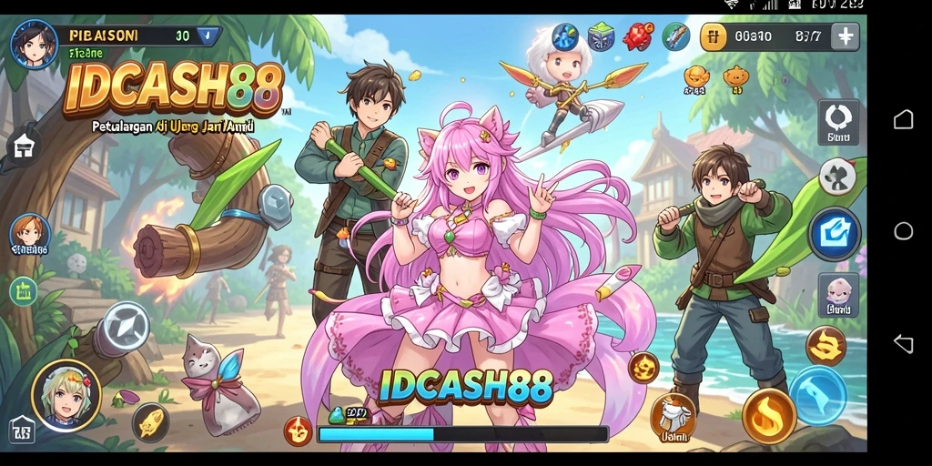 Gameplay menarik dari IDCASH88 dengan karakter anime yang beragam.