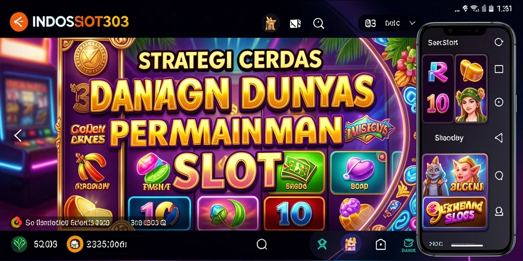Screenshot INDOSLOT303 menampilkan aksi seru permainan slot strategis.