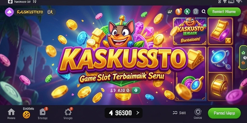 Tampilan gameplay KASKUSTOTO yang mengasyikkan dan penuh warna.