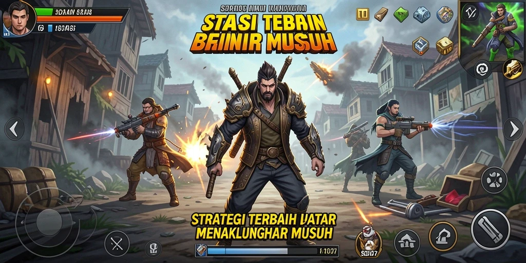 Gameplay menegangkan dengan berbagai strategi di SD107.