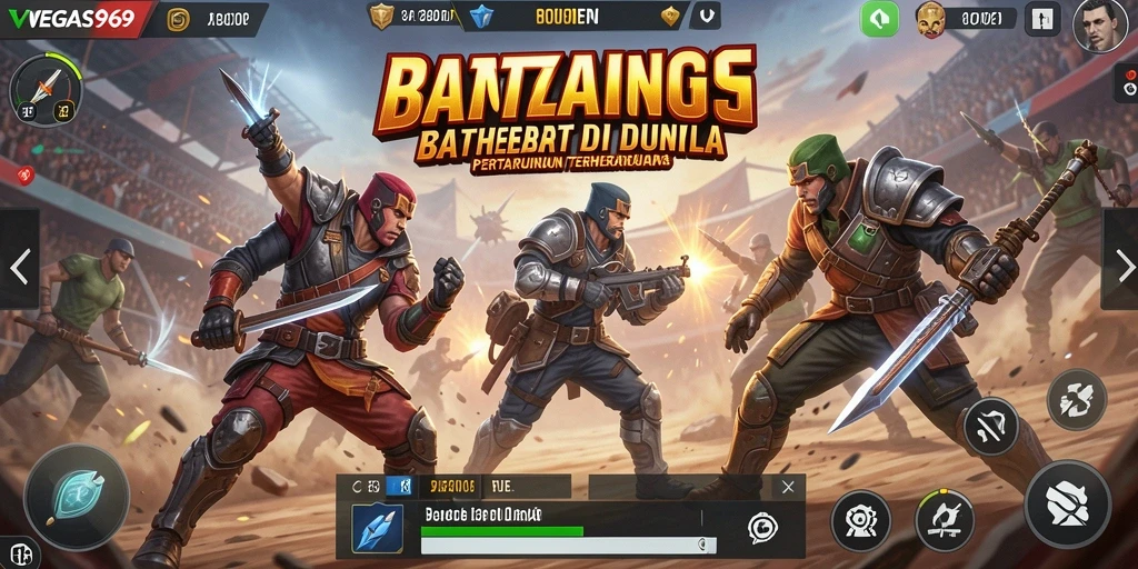 Tampilan intens dari pertempuran Battle Royale di VEGAS969.