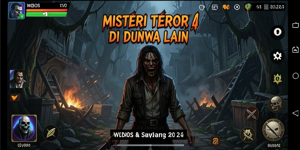 Gameplay menegangkan dalam WDBOS yang penuh dengan elemen horor.
